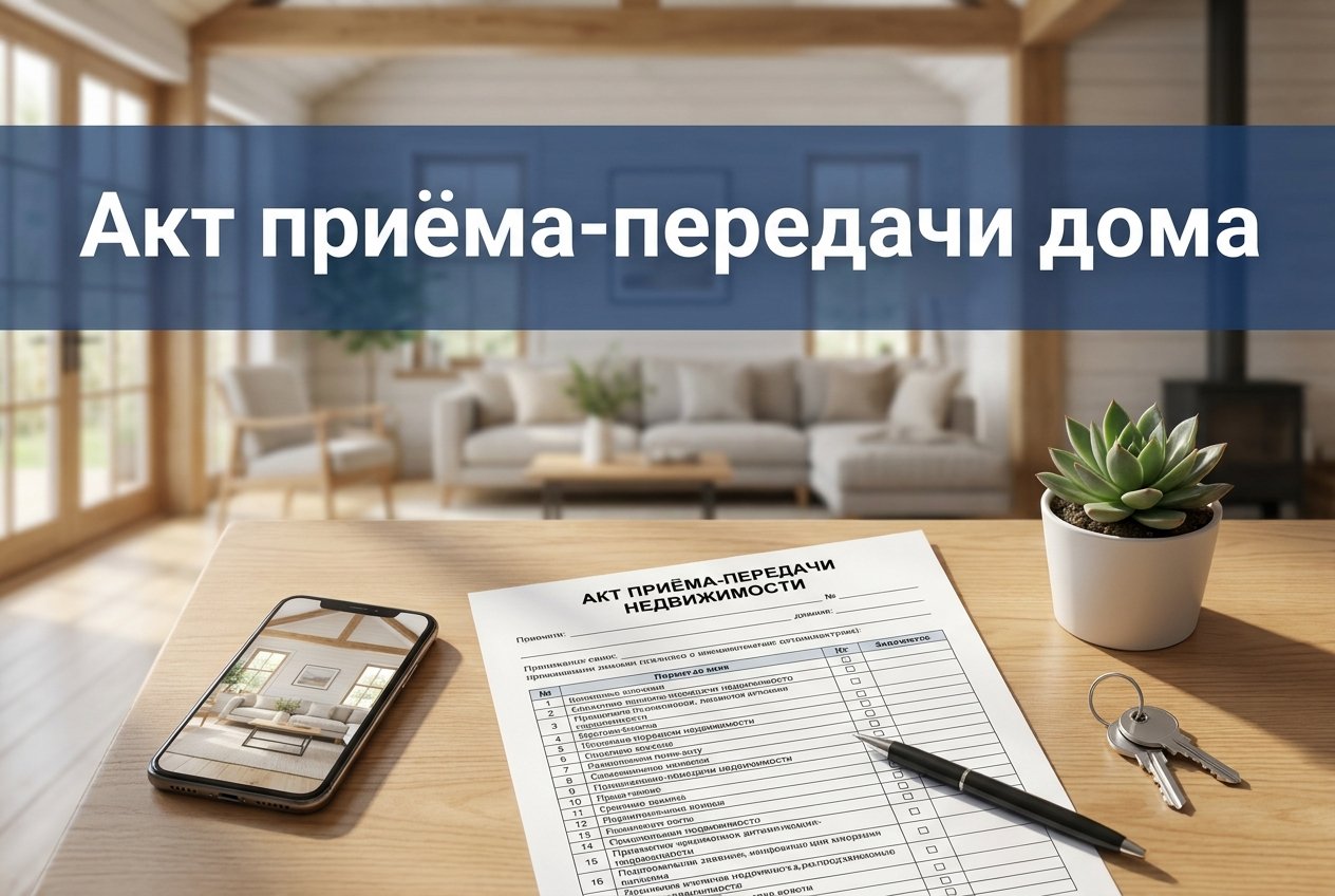 Акт приёма-передачи дома посуточно: 8 образцов скачать в Word