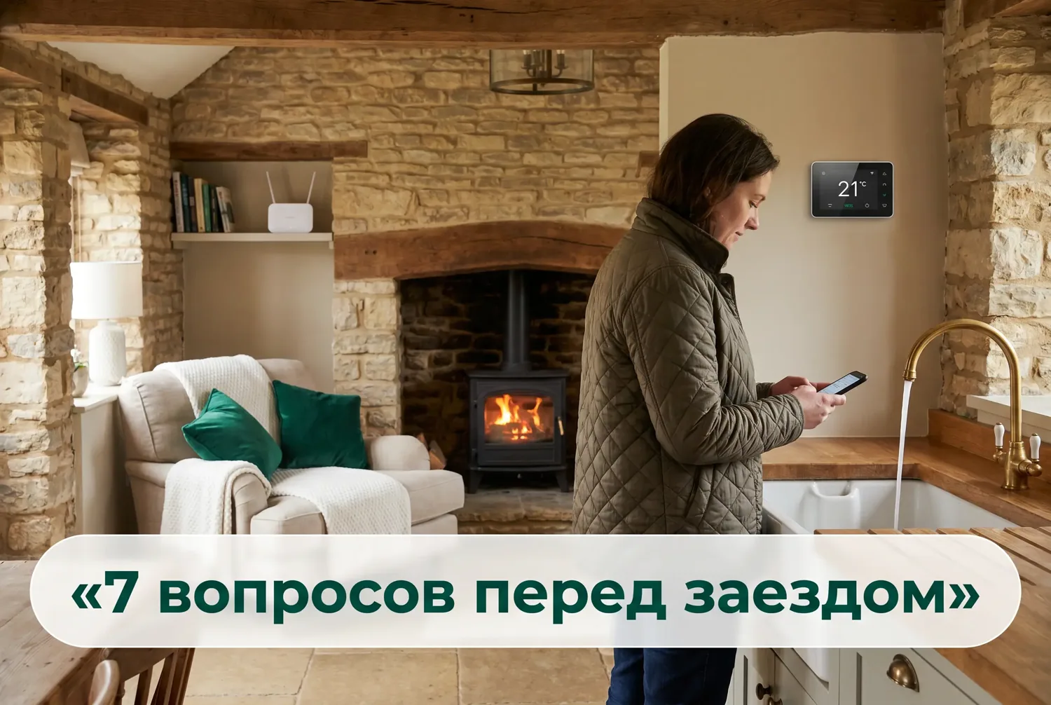 Инфографика: 7 вопросов перед заездом в арендованный дом